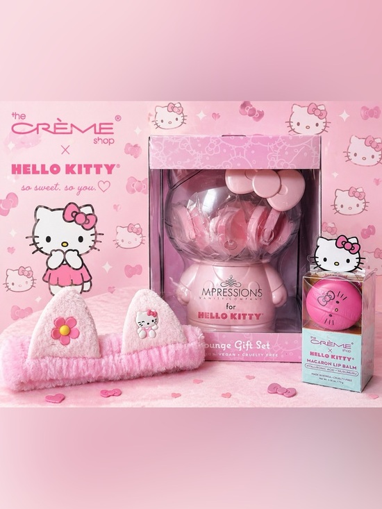 The Creme Shop Other - IMPRESSIONS Hello Kitty Pink Vanity Lounge Gift Set Bundle